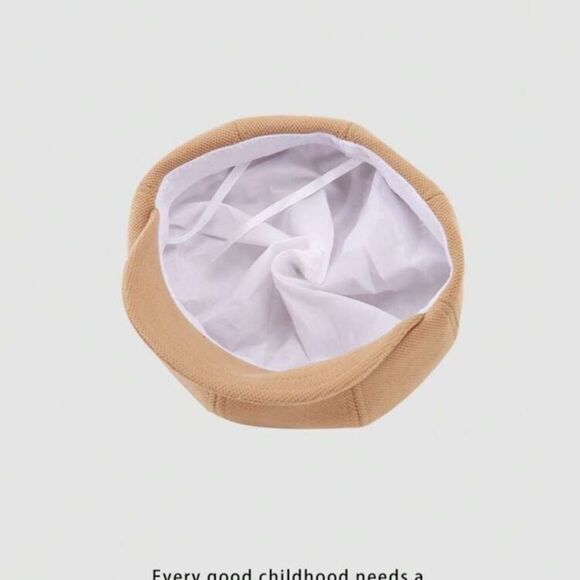 Classic Kids’ Camel Beret Cap Unisex - Picture 7 of 8